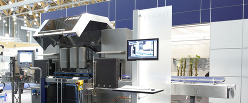 Inspection system for empty bottles – the Krones Linatronic 735